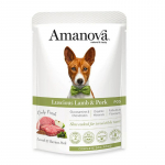 Amanova t&auml;iss&ouml;&ouml;t koertele lammas ja siga, 100 g