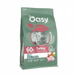 Oasy Superior Sterilized Turkey kuivtoit kalkunilihaga steriliseeritud kassidele, 1,5 kg