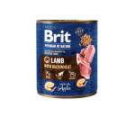 Brit Premium by Nature lihapasteet lambaliha ja tatraga koertele, 800 g