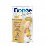 Monge Supreme Adult Konservtoit kassidele tuunikala, meriahvena ja kartulitega, 80 g
