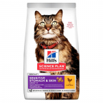 Hill's Science Plan Adult Sensitive Stomach & Skin kuivs&ouml;&ouml;t kassidele, 1,5 kg