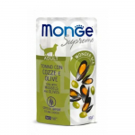 Monge Supreme Adult Konservtoit kassidele tuunikala, rannakarpide ja oliividega, 80 g