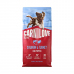 Carnilove Active Salmon & Turkey Puppies kuivtoit kutsikatele, 1,5 kg