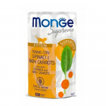 Monge Supreme Kitten Konservtoit kassipoegadele tuunikala, spinati ja porgandiga, 80 g