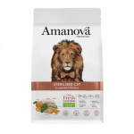 Amanova kuivtoit steriliseeritud kassile kanaga, 1,5 kg