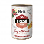 Brit Fresh Beef & Pumpkin konservid koertele, 400 g