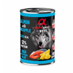 Alpha Spirit Salmon konservtoit l&otilde;he ja ananassiga koertele, 400 g