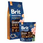 Brit Premium by Nature Senior S+M kuis&ouml;&ouml;t koertele, 15 kg