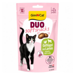 GimCat Duo Soft maiused kanaliha ja tallelihaga kassidele, 50 g