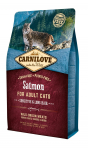 Carnilove Salmon Adult Cat Sensitive & Long Hair kuivs&ouml;&ouml;t kassidele, 400 g