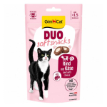 GimCat Duo Soft maiused veiseliha ja juustuga kassidele, 50 g
