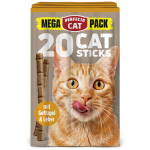 Perfecto Cat Catsticks skanėstai su pauk&scaron;tiena ir kepenėlėmis katėms, 20 tk