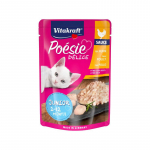 Vitakraft Poesie Junior kana-gulja&scaron;&scaron; kassidele, 85 g