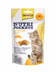 GimCat Nutri Pockets with Cheese & Taurine maiuspalad kassidele, 60 g