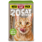 Perfecto Cat Catsticks skanėstai su ėriena ir kalakutiena katėms, 20 tk