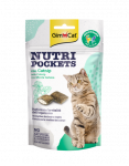 GimCat Nutri Pockets with Catnip & Multivitamin maiuspalad kassidele, 60 g