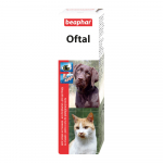 Beaphar Oftal a&scaron;arų dėmių valiklis augintiniams, 50 ml
