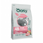Oasy Monoprotein Adult Extra Large kuivtoit sealihaga koertele, 10 kg