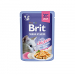 Brit Premium Delicate Chicken in Jelly konservs&ouml;&ouml;t kassidele, 85 g