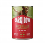 Carnilove Pat&eacute; Duck & Pheasant konservtoit koertele, 400 g