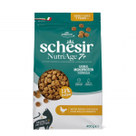 Schesir Monoprotein NutriAge 7+ kuivtoit kanaga eakatele kassidele, 400 g