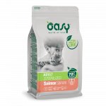 Oasy Adult Cat Sterilized Salmon kuivtoit l&otilde;hega steriliseeritud kassidele, 7,5 kg