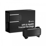 Tractive GPS- ja terviseseire seade koertele, Must