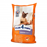 Club 4 Paws Indoor kuivs&ouml;&ouml;t kassidele, 14 kg