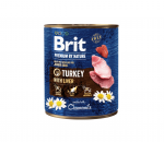 Brit Premium by Nature lihapasteet kalkuniliha ja maksaga koertele, 800 g