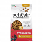 Schesir Monoprotein kuivtoit kanaliha ja steriliseeritud kassidele, 400 g