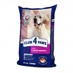 Club 4 Paws Large Breeds kuivs&ouml;&ouml;t suurte t&otilde;ugude koertele, 14 kg