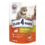 Club 4 Paws Premium konservtoit kassidele k&uuml;&uuml;likulihaga, 100 g