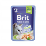 Brit Premium Delicate Trout in Jelly konservs&ouml;&ouml;t kassidele, 24 x 85 g