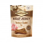 Carnilove Meat Jerky Rabbit & Turkey Bar maiuspalad koertele, 100 g