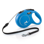 Flexi Classic Cord Blue must automaatne koerarihm, Sinine, S (5 m)