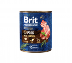 Brit Premium by Nature lihapasteet koertele sealiha ja trahheedega, 800 g