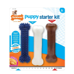 Nylabone Puppy Starter Kit kanamaitselised n&auml;rimiskondid v&auml;ikestele kutsikatele, XS