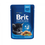 Brit Premium Chicken Chunks Kitten konserv kassipoegadele, 24 x 100 g