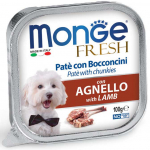 Monge Fresh pardilihat&uuml;kkidega pasteet koertele, 100 g