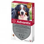 Advantix kirbu- ja puugitilgad koertele 40 kuni 60 kg, 1 pipett, 1 pipett