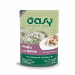 Oasy Adult Chicken with Tuna kana gulja&scaron;&scaron; tuunikalaga kassidele, 70 g