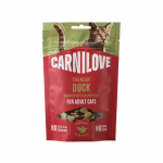 Carnilove Crunchy Duck enriched with Raspberries maiused kassidele, 50 g
