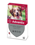 Advantix kirbu- ja puugitilgad koertele 10 kuni 25 kg, 1 pipett, 1 pipett