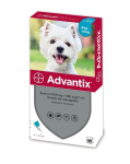 Advantix kirbu- ja puugitilgad koertele 4 kuni 10 kg, 1 pipett, 1 pipett