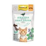 GimCat kr&otilde;mpsuvad maiustused pardiga ja kassipipraga kassidele, 50 g