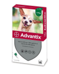 Advantix kirbu- ja puugitilgad koertele kuni 4 kg, 1 pipett, 1 pipett