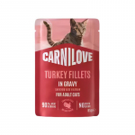 Carnilove Gravy rich in Turkey enriched with Valerian konservtoit kassidele, 85 g