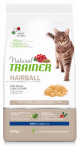 Natural Trainer Cat Adult Hairball Chicken kuivtoit kassidele, 1,5 kg