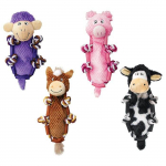 KONG Barnyard pehme m&auml;nguasi koertele, L, Pruun