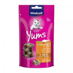 Vitakraft Cat Yums maiustused kana ja kassirohuga kassidele, 40 g
